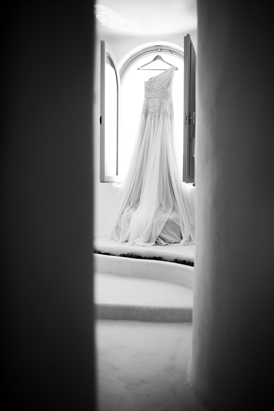 Wedding dress- Santorini wedding