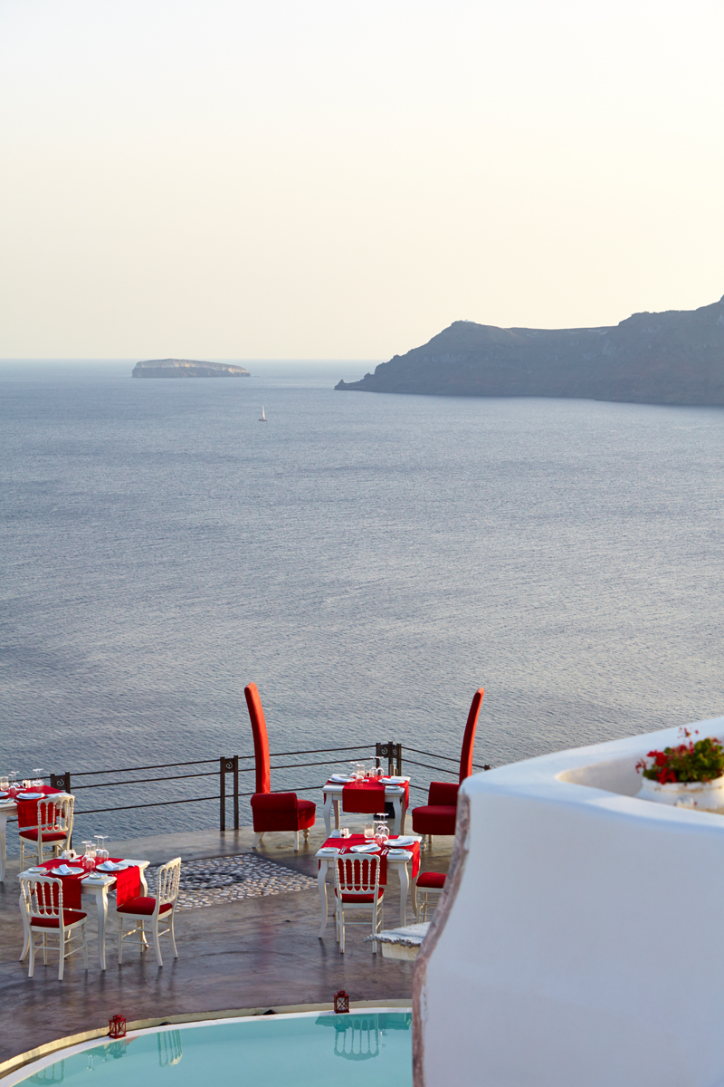 Santorini marriage proposal-Andronis Boutique restaurant